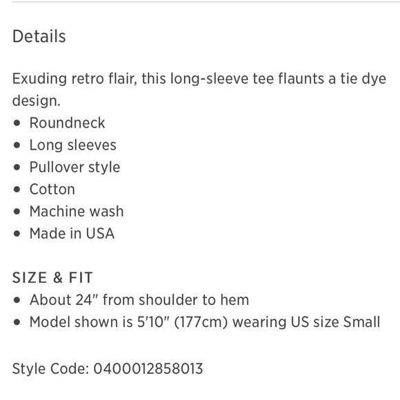 n:philanthropy Link Tie Dye Long-Sleeve T-Shirt - Picture 3 of 7